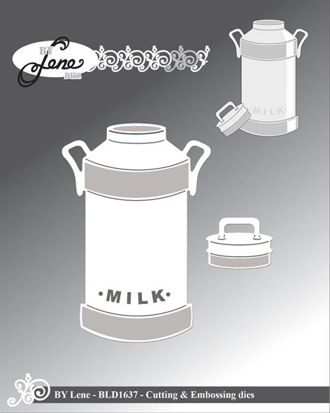 By Lene dies Milk can Største 5,4x8cm